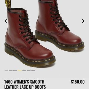 Dr. martens cherry red